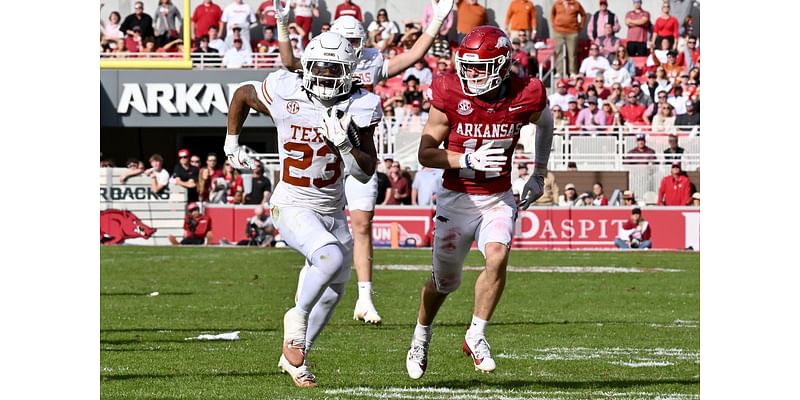 Texas football RB Jaydon Blue reemerged with strong performance against Arkansas Razorbacks,