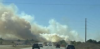 Gretna firefighters, other area departments battle grass fire on Vala's Pumpkin Patch property