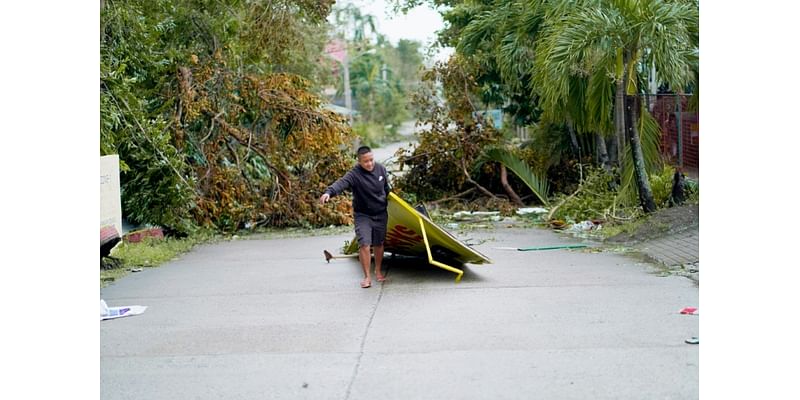 Philippines cleans up after Typhoon Yinxing slams north coast