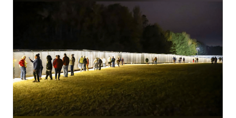 Replica of Vietnam Veterans Memorial on display in Dorchester County