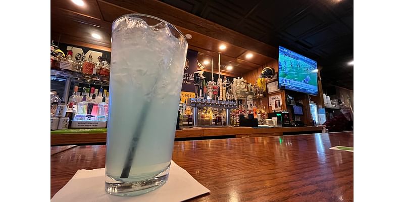 See the tall pour of a Long Island at the Brown Jug Restaurant in Ann Arbor