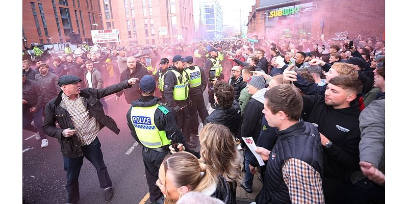 Sheffield United fans clash with rival Wednesday supporters with missiles thrown and police forced to step in before Blades' 1-0 victory in heated Steel City derby