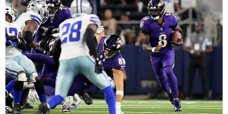 Ravens still lacking a K.O. punch, hang on for a win in Dallas