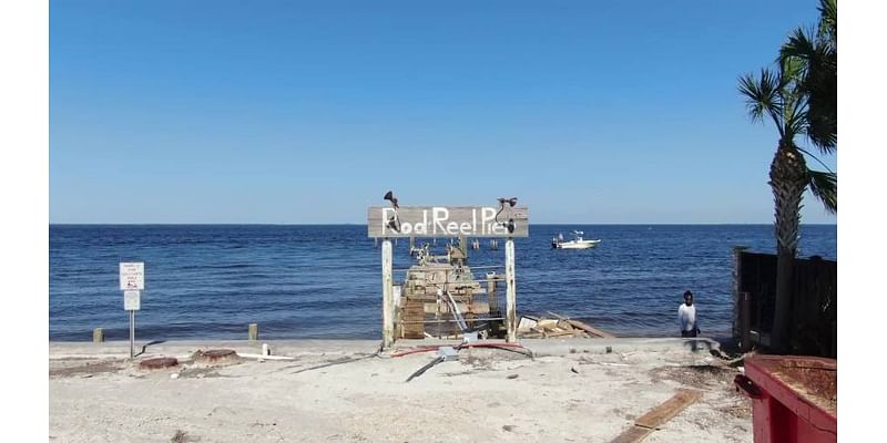 DRONE VIDEO: Rod Reel Pier demolished from Hurricanes Helene, Milton