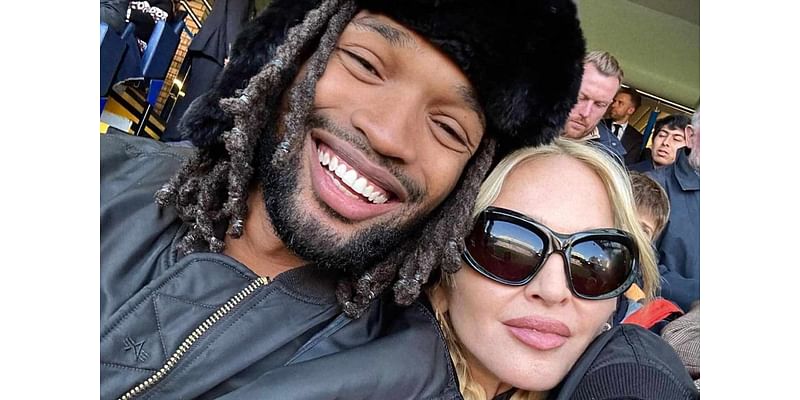 Madonna and Her Boyfriend Akeem Morris Rock Couples Costumes for Halloween