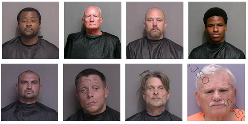 8 Arrested, 3 from Flagler, in Sting Operation Targeting Men Soliciting Minors on Web