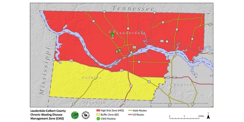 Mandatory CWD testing weekends coming up in Lauderdale, Colbert Counties