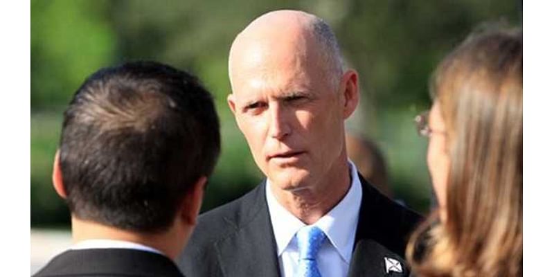 Sen. Rick Scott visits Fort Myers Beach to survey damage and receive briefing on recovery efforts following Helene