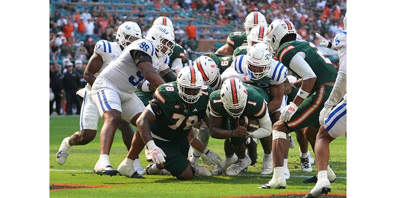 No. 4 Miami, No. 13 SMU sit unbeaten and tied atop ACC and as surprise options for 12