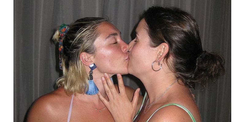 Florence Pugh smooches female pal in holiday snaps from lavish Turkey trip with her 'quality bunch' - after confirming romance with Finn Cole