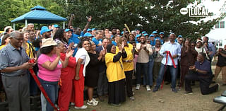 Wonderspring unveils kid-designed, volunteer built playground in West Philadelphia