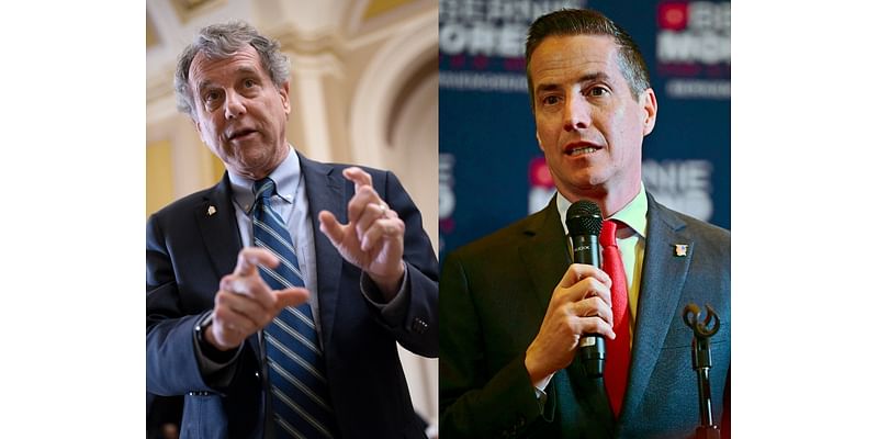 Sherrod Brown sets new Ohio Senate campaign fundraising record, but Bernie Moreno still has ad-spending advantage