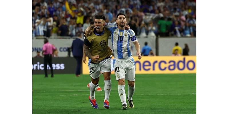 Soccer-Argentina beat Ecuador on penalties to move into Copa America semis