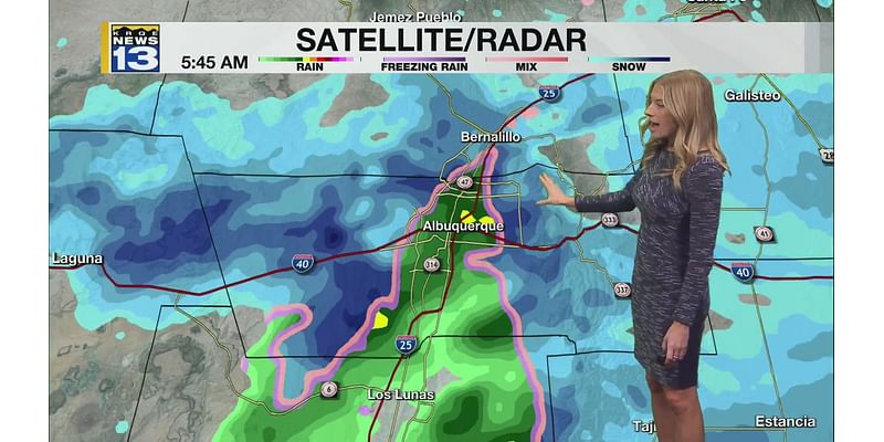 Rain, snow and cold Friday around New Mexico