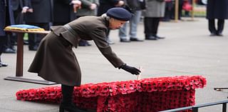 Duchess of Gloucester honours war dead in place of Queen at Westminster Abbey