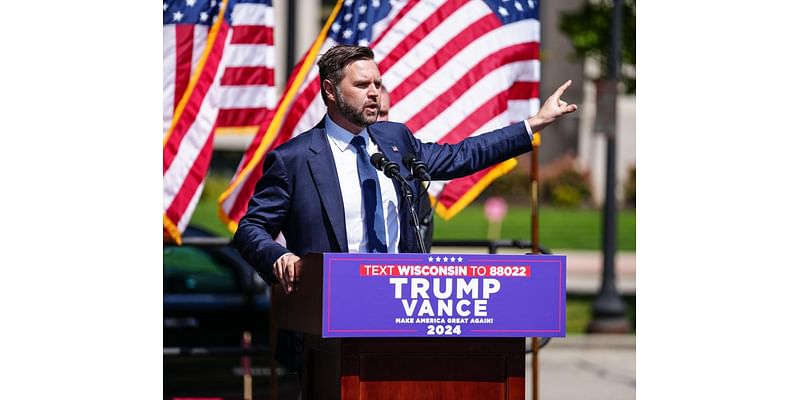 JD Vance heading back to Wisconsin Wednesday for campaign stop in Eau Claire