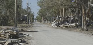 Horseshoe Beach 22 days after landfall