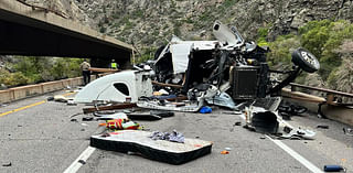 Eastbound lanes of I-70 on Colorado's Western Slope shut down once again as semi crash cleanup continues