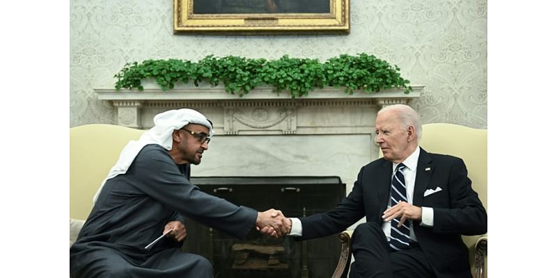 Biden, Harris meet UAE leader on Middle East, Sudan