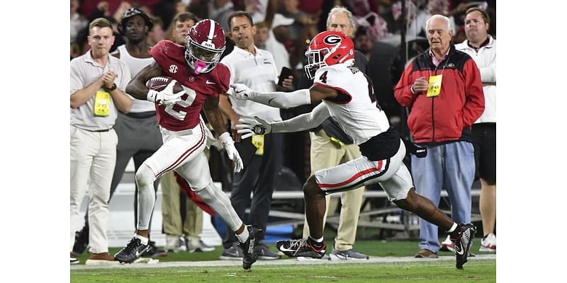 Alabama back in familiar spot atop AP Top 25 poll