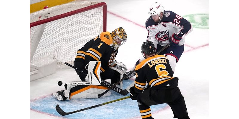 Blue Jackets score two short-handed goals to beat Bruins 5-1