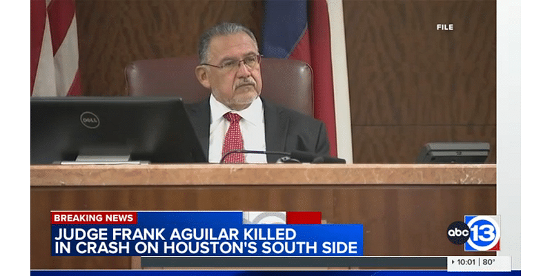 Harris Co. criminal court Judge Frank Aguilar killed in crash on Houston's south side, sources say