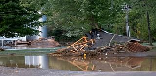 How is the Tennessee National Guard helping after flooding in Unicoi, Erwin