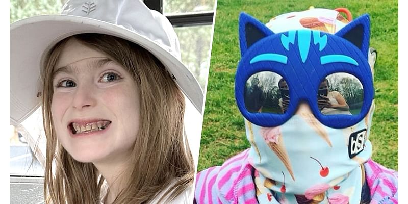 Girl, 7, 'allergic' to light must hide from the sun, cover every inch of skin