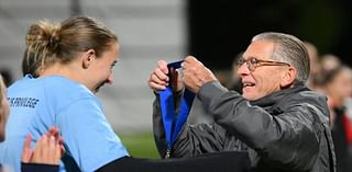 Manheim Township's girls soccer players know they can always count on their keeper to save the day