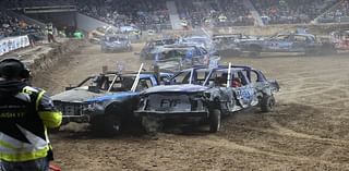 Demolition derby driver hospitalized in Topeka