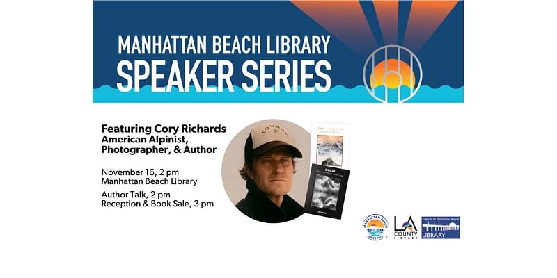 Manhattan Beach Library To Kick Off Inaugural Speaker Series