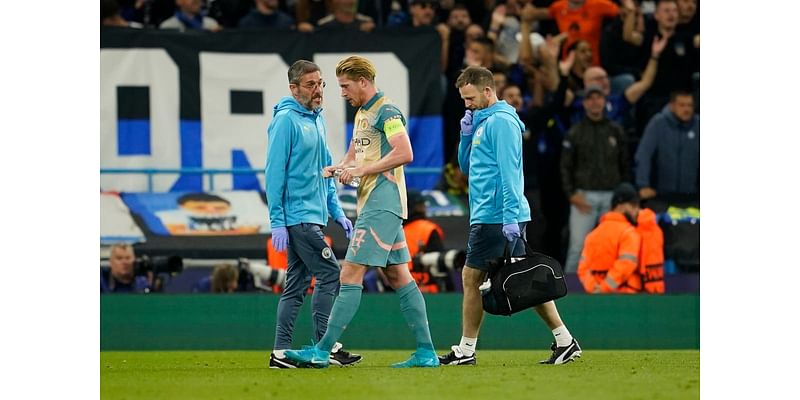 Pep Guardiola issues Kevin De Bruyne injury update ahead of Arsenal clash