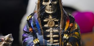 A leader of Mexican folk saint cult ‘La Santa Muerte’ is killed at an altar to the skeletal figure