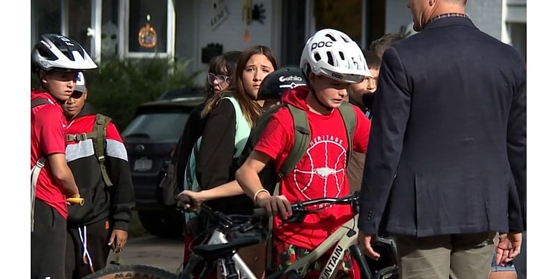 Community rallies for boy killed while riding bike to school 1 year ago