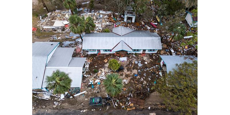 Cedar Key on Florida's Big Bend suffers major damages from Hurricane Helene