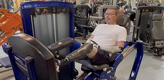 'Bionic MP' Craig Mackinlay who lost his limbs to sepsis in quadruple amputation hits the gym in video marking one year since his life-changing operation