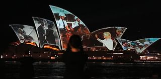 A royal welcome! Sweet images of King Charles and Queen Camilla are projected onto Sydney Opera House as historic Australia tour gets underway