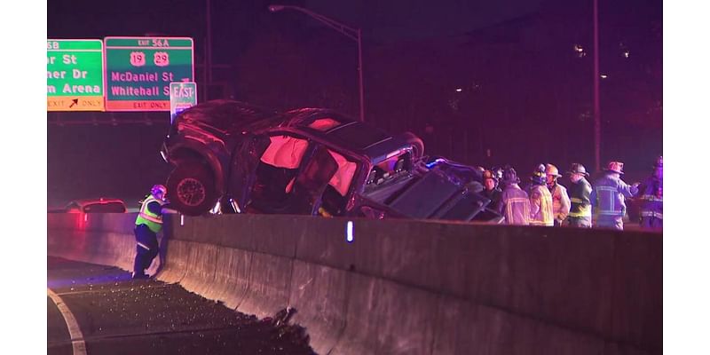 2 kids, 2 adults freed from Atlanta pileup on I-20