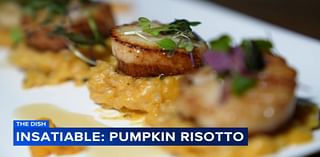 The Dish: Pumpkin risotto with seared scallops from Insatiable in Point Breeze