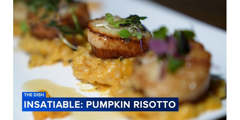 The Dish: Pumpkin risotto with seared scallops from Insatiable in Point Breeze