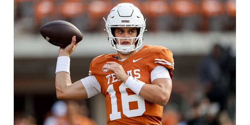 Arch Manning to get first start for No. 1 Texas with Quinn Ewers still injured