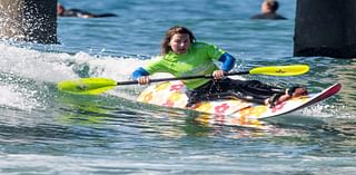 Inspiring surf action in Huntington Beach at ISA World Para Surfing Championship