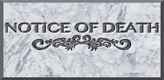 Notice of Death – September 29, 2024