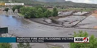 Ruidoso fire and flooding victims frustrated with FEMA