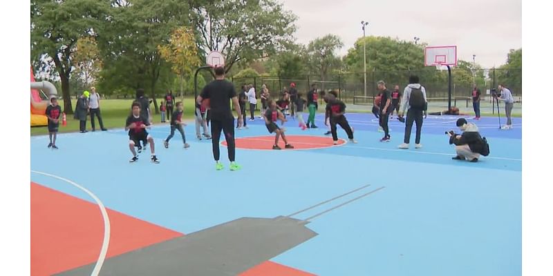 Community marks 30 years of ‘Hoop Dreams’ with new basketball court in Garfield Park