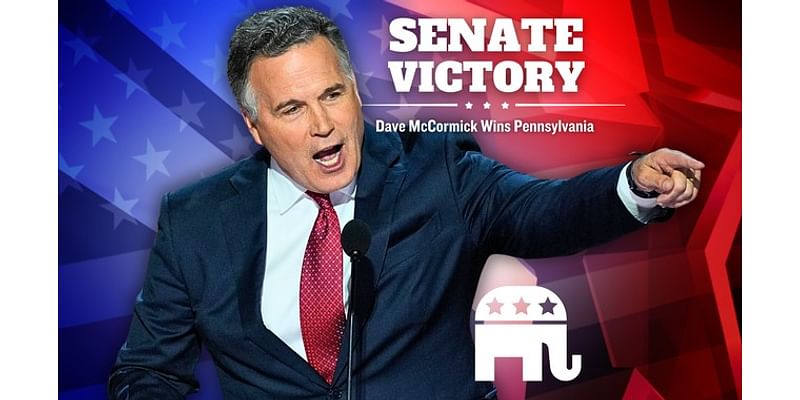 Republican Victory: David McCormick Flips PA Senate Seat