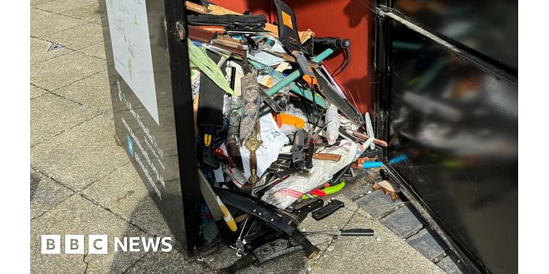 Essex: Thousands of knives left in police surrender bins