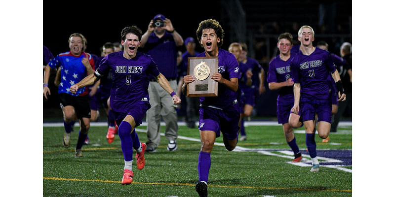 John Bapst boys win 3rd straight B North soccer title