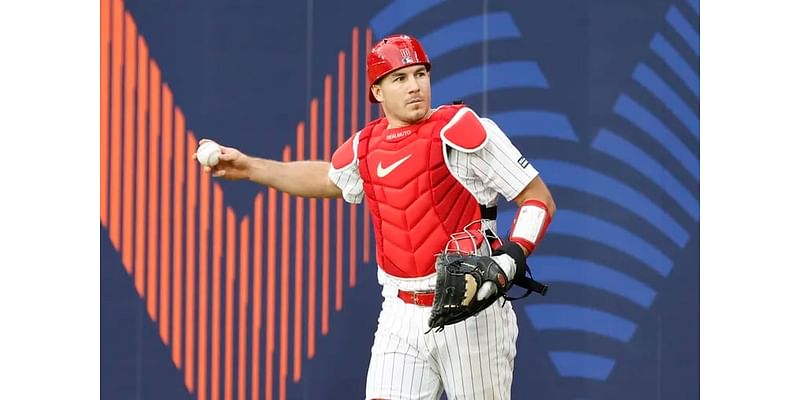 ‘Quick healer’ J.T. Realmuto takes batting practice with the Phillies