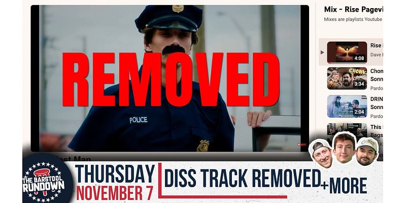 We React to Zach Bryan Diss Track Getting Removed from the Internet | Barstool Rundown | Nov 7, 2024